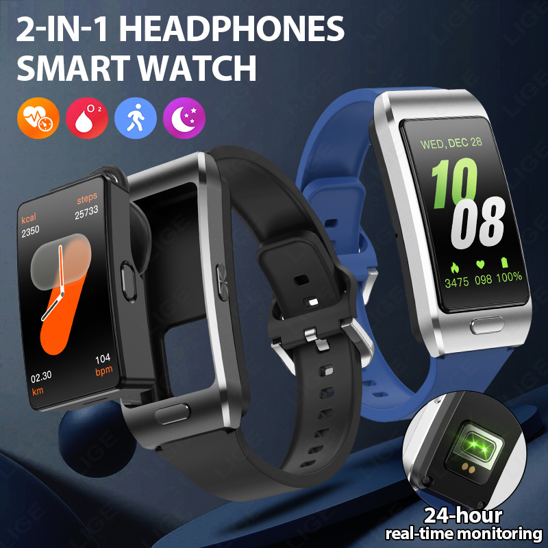 Wireless Earbuds Tws - LIGE Nuovo Smartwatch con Auricolari TWS